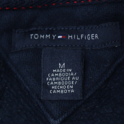 Tommy Hilfiger Womens Navy Full Zip Hoodie Size M Classic Fit