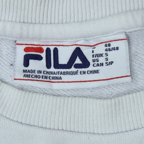 FILA Men's Multicoloured Pullover Sweatshirt Size S Crew Neck