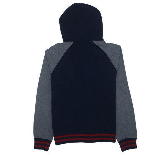 Ralph Lauren Boys Blue Full Zip Hoodie Size 14-16 Years Cotton Blend