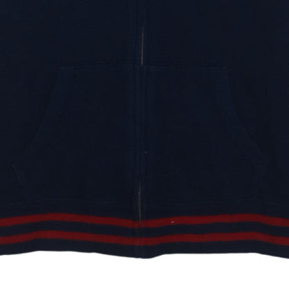 Ralph Lauren Boys Blue Full Zip Hoodie Size 14-16 Years Cotton Blend