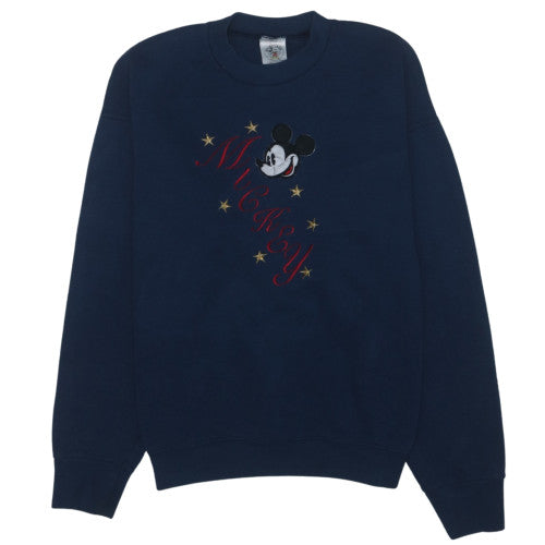 Mickey & Co Women’s Navy Crew Neck Pullover Sweatshirt L