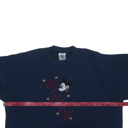 Mickey & Co Women’s Navy Crew Neck Pullover Sweatshirt L