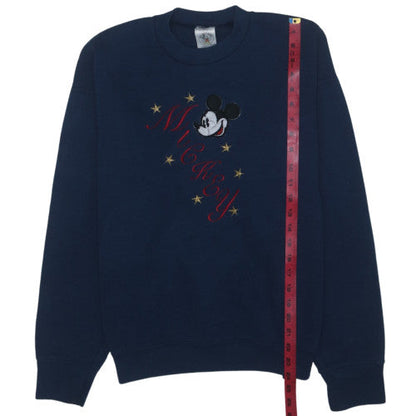 Mickey & Co Women’s Navy Crew Neck Pullover Sweatshirt L