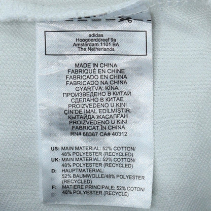 Adidas Women White Pullover Hoodie Size S Graphic Flower Design