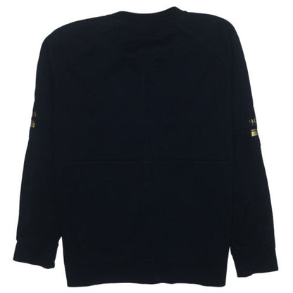 Hugo Boss Men's Black Gold Logo Track Jacket Size L Full Zip