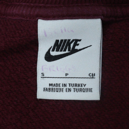 Nike Womens Burgundy Crew Neck Pullover Sweatshirt S