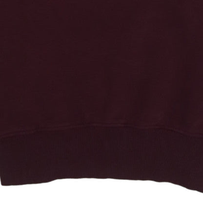 Nike Womens Burgundy Crew Neck Pullover Sweatshirt S