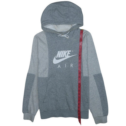 Nike Air Women's Grey Pullover Hoodie M Cotton Blend