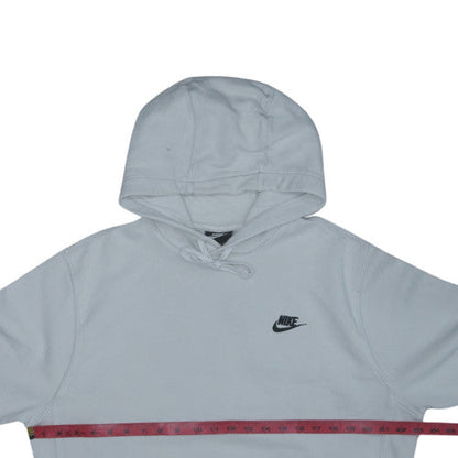 Nike Womens Grey Pullover Hoodie Medium Hooded Sweatshirt