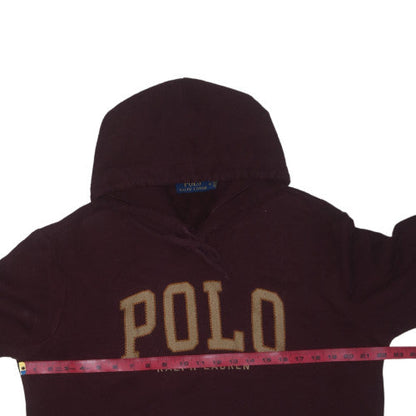 Polo Ralph Lauren Men’s Brown Pullover Hoodie M Classic Fleece