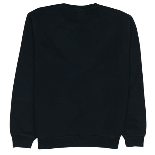 Puma Men's Black Logo Crew Neck Sweatshirt L Regular Fit