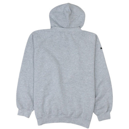 Puma Womens Grey Pullover Hoodie L Cotton Blend Casual Sweatshirt