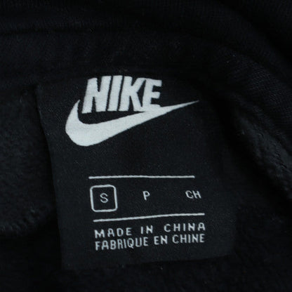 Nike Air Men's Black Pullover Hoodie Small Logo Fleece Sweatshirt