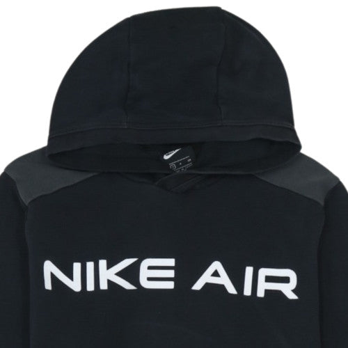 Nike Air Men's Black Pullover Hoodie Small Logo Fleece Sweatshirt