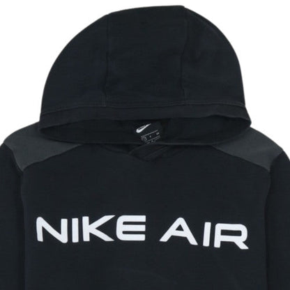 Nike Air Men's Black Pullover Hoodie Small Logo Fleece Sweatshirt