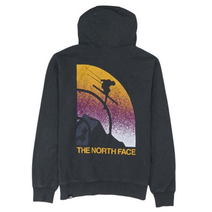 The North Face Men’s Black Pullover Hoodie L Graphic Ski Design