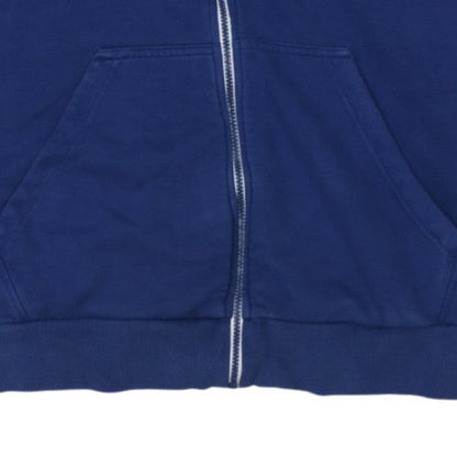 Adidas Men's Blue XL Full Zip Hoodie Sports Essential
