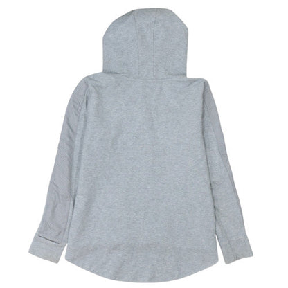 Nike Womens Grey Full Zip Hoodie Medium Cotton Blend Activewear