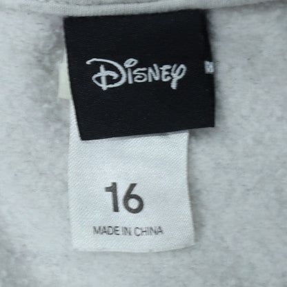 Disney Women Grey Mickey Sweatshirt Size 16 Pullover Crew Neck