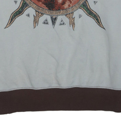 Alice In Chains Men's Brown Graphic Crew Neck Sweatshirt Size L