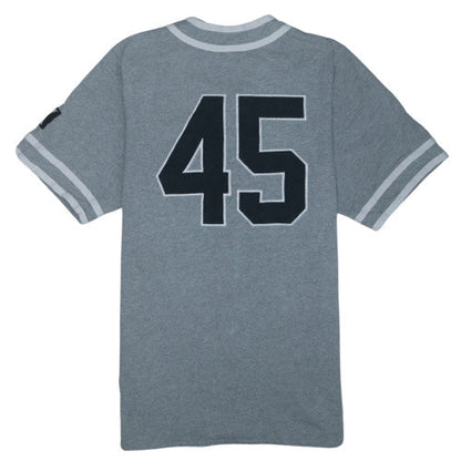 Jordan Men’s Grey Short Sleeve Button Sweatshirt L Sports Style