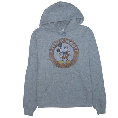 Disney Parks Women’s Grey Mickey Mouse Pullover Hoodie S