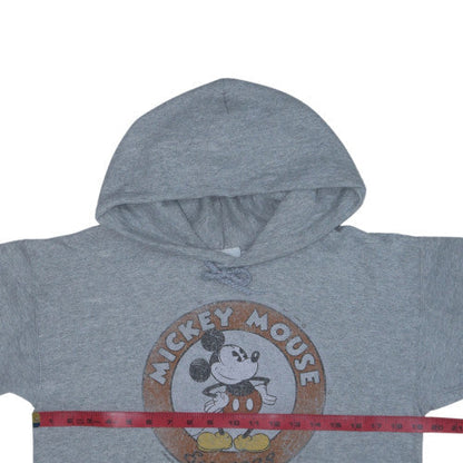Disney Parks Women’s Grey Mickey Mouse Pullover Hoodie S