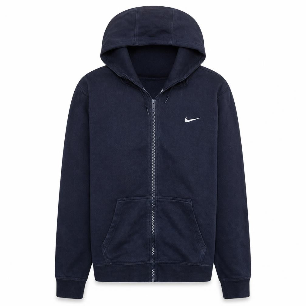 Nike Men's Blue Full Zip Hoodie XL Fleece Hooded Sweatshirt
