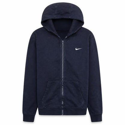 Nike Men's Blue Full Zip Hoodie XL Fleece Hooded Sweatshirt