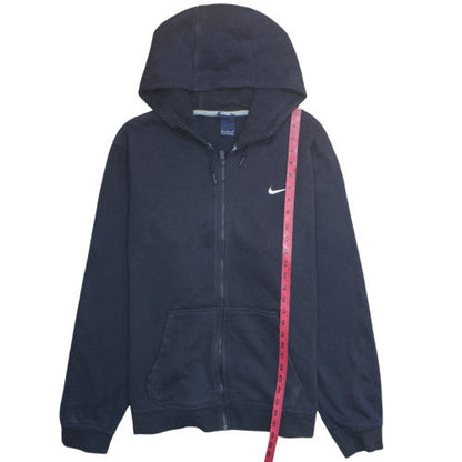 Nike Men's Blue Full Zip Hoodie XL Fleece Hooded Sweatshirt