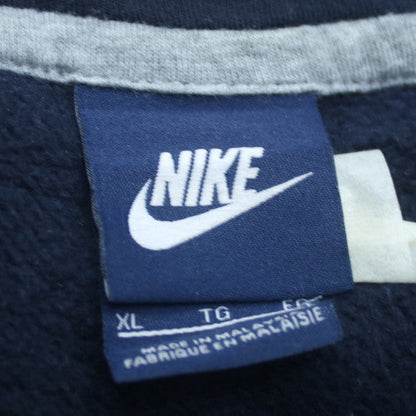 Nike Men's Blue Full Zip Hoodie XL Fleece Hooded Sweatshirt