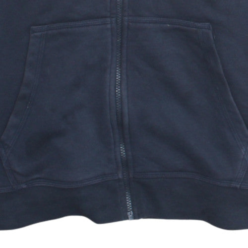 Nike Men's Blue Full Zip Hoodie XL Fleece Hooded Sweatshirt