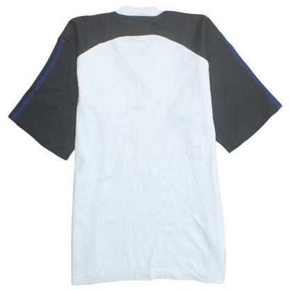 Adidas Boys XS White Retro V-Neck Sports T-Shirt
