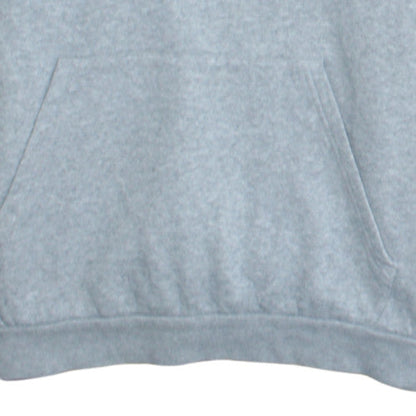 Adidas Mens Grey L Pullover Hoodie Cotton Blend Graphic Print