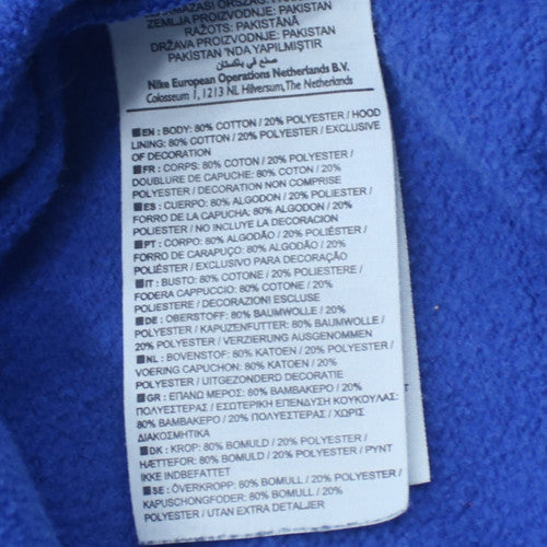 Nike Men's Blue XL Pullover Hoodie Sweatshirt Sports Fleece