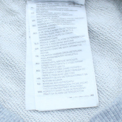 Adidas Women Grey Crew Neck Long Sleeve Pullover Sweatshirt S 8-10