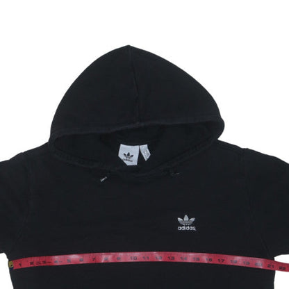 Adidas Womens Black Medium Pullover Hoodie with Logo