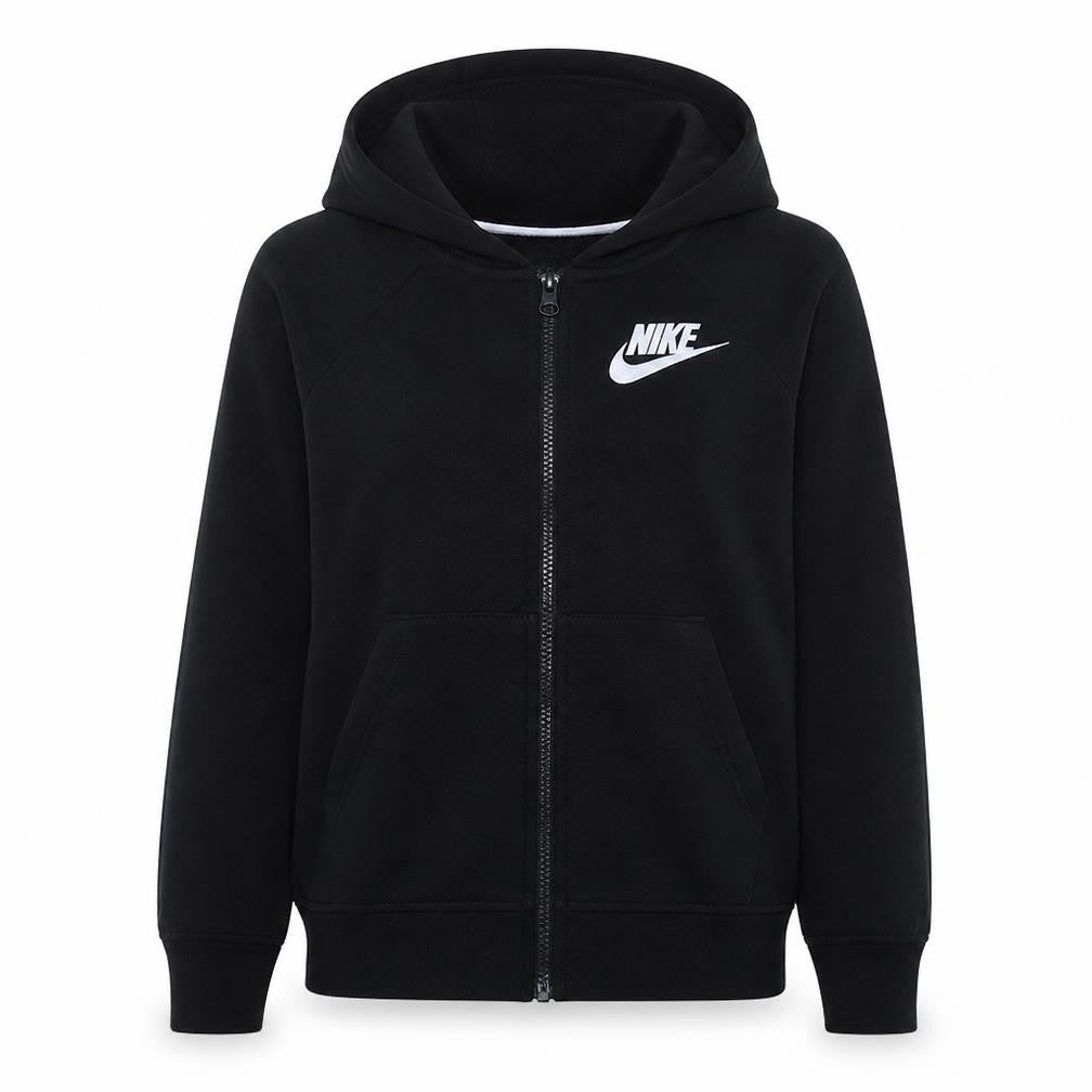 Nike Women's Black Full Zip Hoodie Medium Cotton Blend