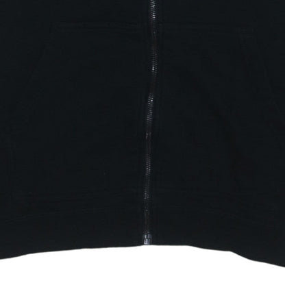 Nike Women's Black Full Zip Hoodie Medium Cotton Blend