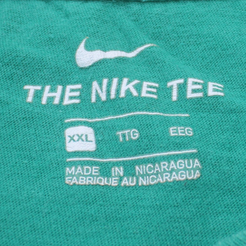 Nike Men's Green XXL Just Do It Graphic Crew Neck T-Shirt