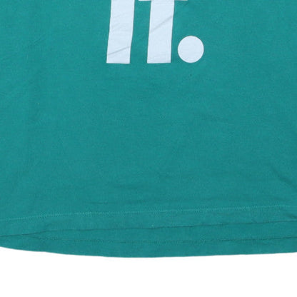 Nike Men's Green XXL Just Do It Graphic Crew Neck T-Shirt