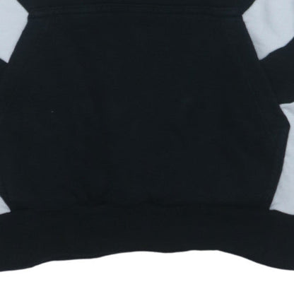 Puma Men's Black Pullover Hoodie M Gold Logo Fleece Sweatshirt