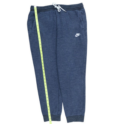 Nike Men's Blue XL Jogger Sweatpants with Logo and Drawstring
