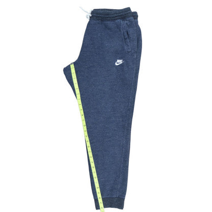 Nike Men's Blue XL Jogger Sweatpants with Logo and Drawstring