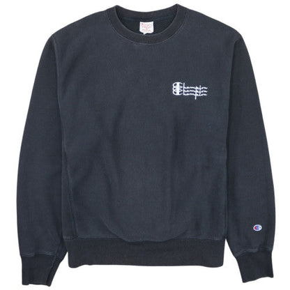 Champion Men's Black Medium Reverse Weave Pullover Sweatshirt