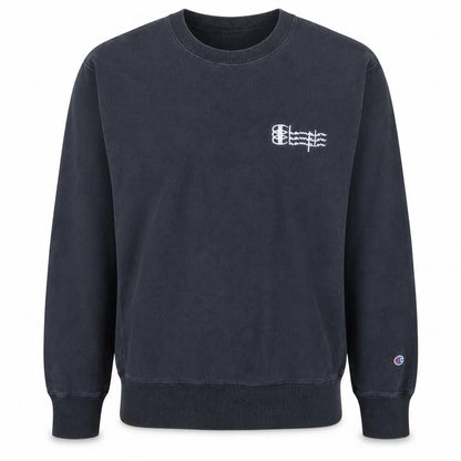 Champion Men's Black Medium Reverse Weave Pullover Sweatshirt