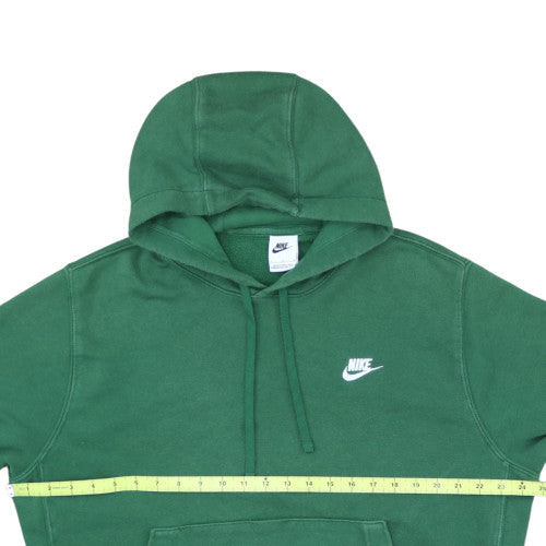 Nike Men's Green Pullover Hoodie L Fleece Regular Fit Sportswear