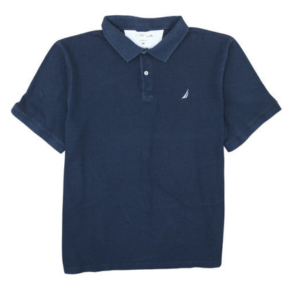 Nautica Men's Blue 3XL Classic Fit Cotton Polo Shirt
