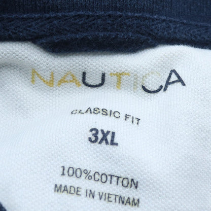 Nautica Men's Blue 3XL Classic Fit Cotton Polo Shirt