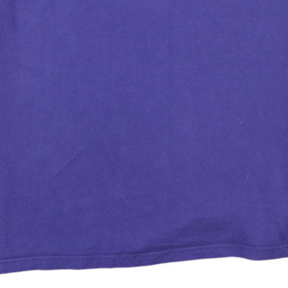 Nike Men's Purple 2XL Classic Crew Neck Embroidered T-Shirt